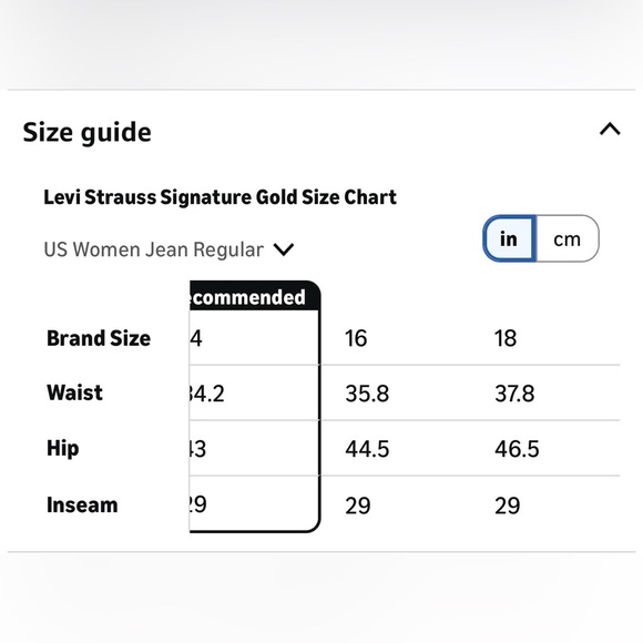 Levi’s Signature pull on jeans Women's Deep Indigo Skinny Jeans size 16 - Picture 7 of 7